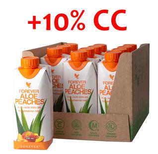 FOREVER ALOE PEACHES NECTAR - 330 ML x 12 ADET